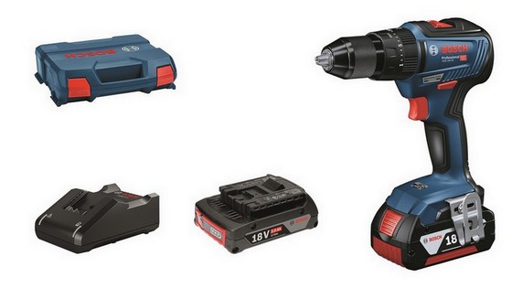 Bosch Gsb18v-55 18v Brushless Combi Drill With 2 X 2.0ah Li-ion ...