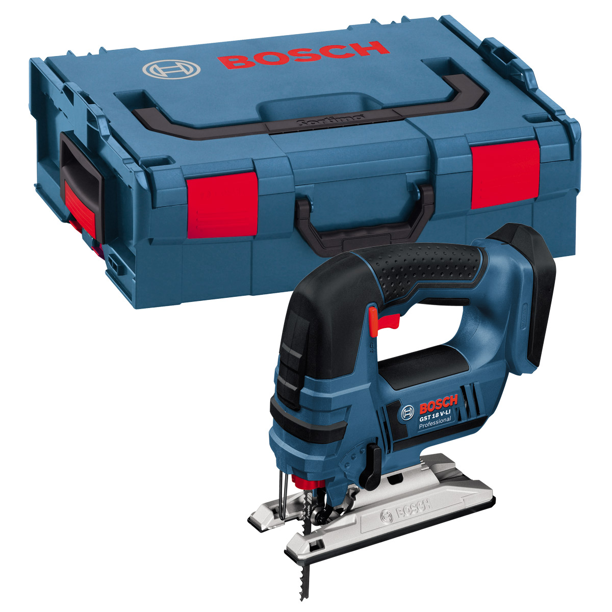 Bosch Gst18v-lib 18v Jigsaw With 2x 3.0ah Li-ion Batteries (supplied In ...