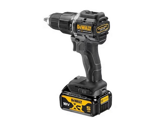 DEWALT DCD100P2T 18V BRUSHLESS COMBI HAMMER DRILL 2 X 5.0AH LI-ION BATTERIES 