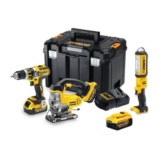 Dewalt Dck364m3t 18v Brushless Combi, Jigsaw And Torch Kit With 3x 4 ...