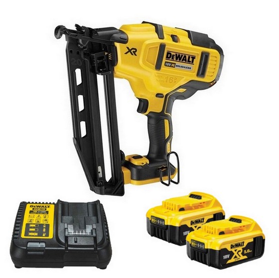 Dewalt Dcn660p2-bag 18v 2nd Fix With X Li-ion Batteries In Carry Bag - Anglia Tool Centre