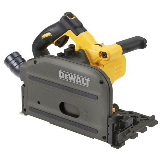 DEWALT DCS520T2-GB 54v FLEXVOLT XR PLUNGE SAW WITH 2 x LI-ION BATTERIES, 2 RAILS, JOINING BAR  & BAG