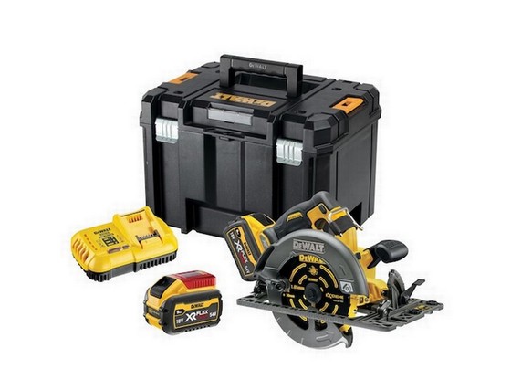 DEWALT DCS579X2-GB 54V FLEXVOLT CIRCULAR SAW 190MMM INC 2X 9AH