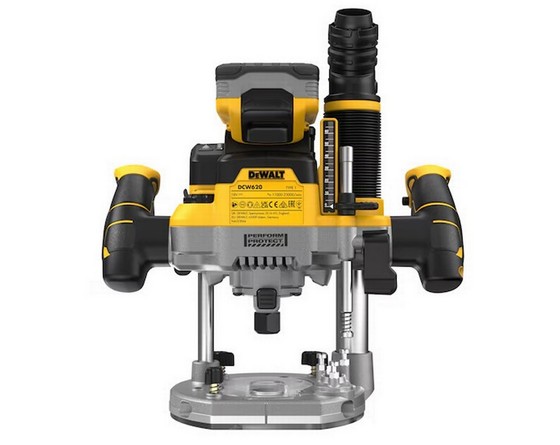 DEWALT DCW620H2-GB 18V XR BRUSHLESS 1/2 INCH ROUTER 2 x 5.0ah POWERSTACK BATTERIES & CHARGER