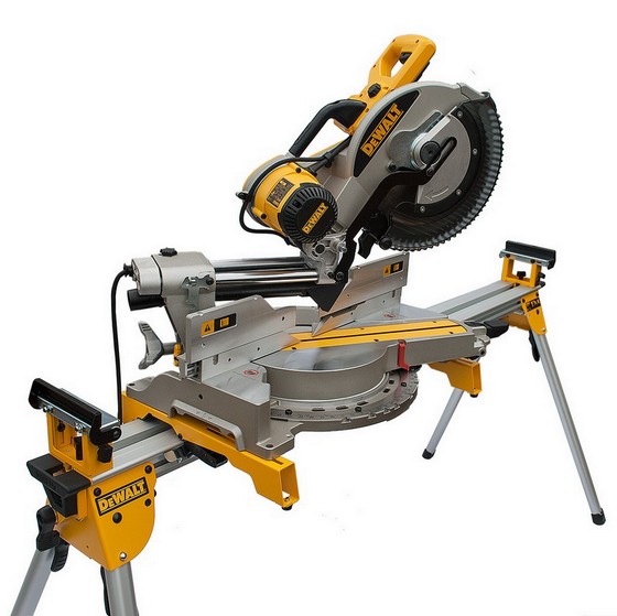 Dewalt Dw717xps 250mm Mitre Saw 240v + De7023 Leg Stand - Anglia Tool