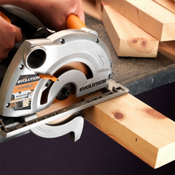 Evolution Rage 1-b 185mm Multipurpose Circular Saw 240v - Anglia Tool ...