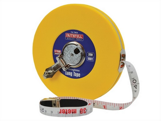 30 metre tape measure