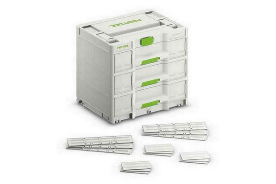 FESTOOL 577769 SORTAINER³ SYS3-SORT/3 M 337 3 DRAWER SYSTAINER