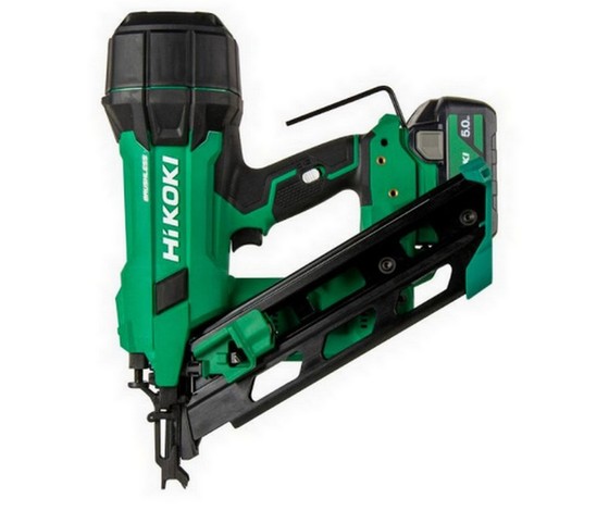 HIKOKI NR1890DCAJPZ 18v CORDLESS FRAMING NAILER C/W BATTERIES AND CHARGER (2ND GEN NAILER)