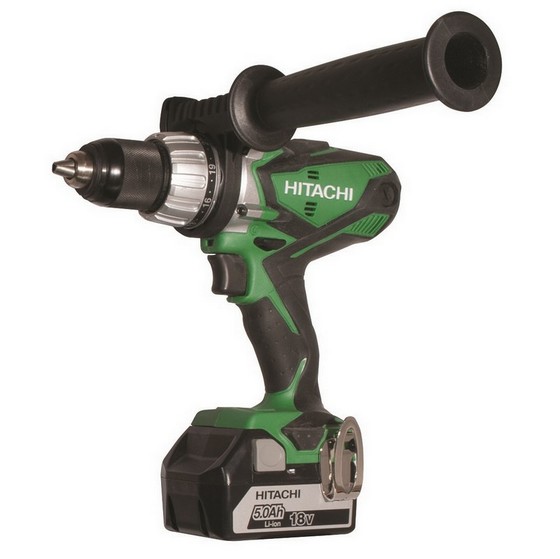 Hitachi Dv18dsdl/jj 18v Combi Hammer Drill 2 X 5.0ah Li-ion Batteries ...