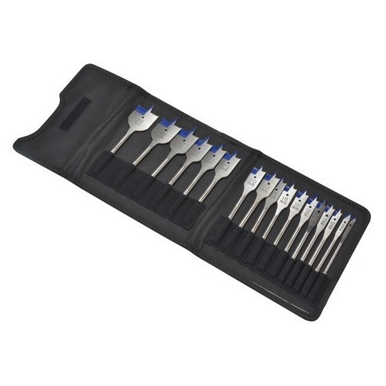 Irwin 17 Piece 4x Flat Wood Drill Bit Set