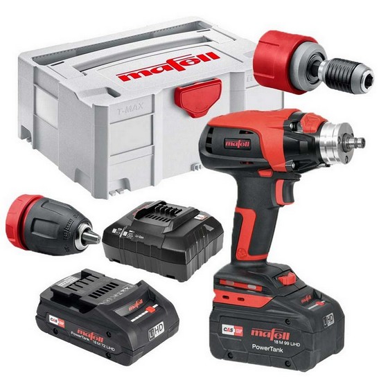 MAFELL ASB 18 COMBI HAMMER DRILL 1 X 5.5ah & 1 X 4.0ah Li-ion BATTERIES