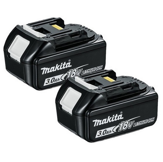 Makita Bl1830b 18v 3.0ah Lithium-ion Battery Twin Pack - Anglia Tool Centre