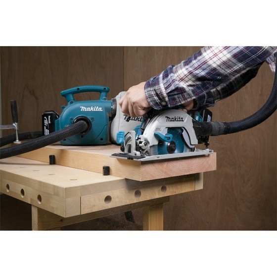 MAKITA DHS680Z 18V BRUSHLESS CIRCULAR SAW (BODY ONLY) + D-03333 & D-03349 BLADES FREE OF CHARGE (WORTH £30)