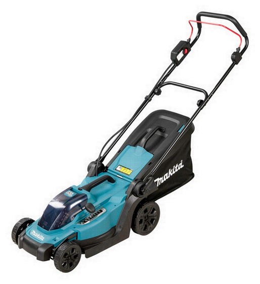 MAKITA DLM330RT 18v LXT 33cm BRUSHLESS LAWN MOWER 1 x 5.0ah & DC18RC CHARGER