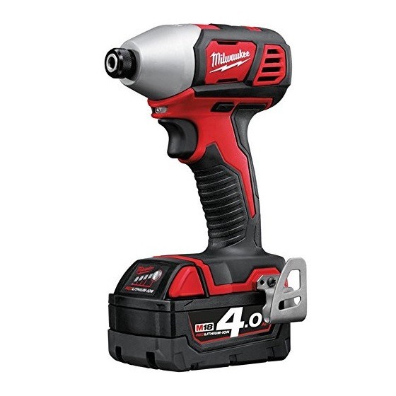 Milwaukee M18bid-402 18v Compact Impact Driver With 2x 4.0ah Li-ion ...