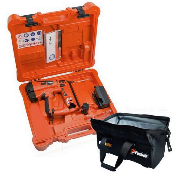 PASLODE IM65 LITHIUM F16 2ND FIX STRAIGHT BRAD NAILER 1 X LI-ION  BATTERY  + FREE TOUGHBUILT HEAVY DUTY TOOL BAG