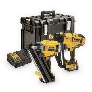 DEWALT DCK264P2-GB 18V XR BRUSHLESS NAILER TWINPACK WITH 2X 5.0AH LI-ION BATTERIES