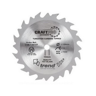 TREND CSB/18424TA CRAFT SAW BLADE 184MMX24TX16 THIN