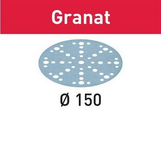 FESTOOL 575160 GRANAT STFD150/48 150MM SANDING DISCS 40 GRIT 150MM (PACK OF 50)