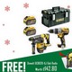 DEWALT DCK2033X2 18V FLEXVOLT TWIN PACK WITH 2X 9.0AH LI-ION BATTERIES