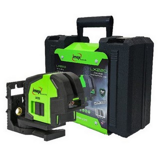 IMEX LX22G GREEN BEAM CROSS LINE LASER WITH CARRY CASE