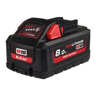 MILWAUKEE M18HB8 18v 8.0ah HIGH OUTPUT LI-ION BATTERY