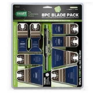 ROYD SMART H8MAKP2 8 PIECE MULTI-TOOL ACCESSORY KIT WITH FREE TRACER PENCIL