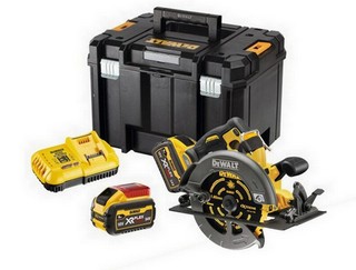 DEWALT DCS578X2-GB 54V XR FLEXVOLT 190MM CIRCULAR SAW WITH 2X 9.0AH BATTERIES