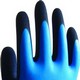 WONDER GRIP AQUA LATEX COATED WATERPROOF GLOVES LARGE WG318091