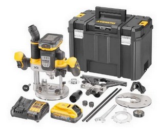 DEWALT DCW620H2-GB 18V XR BRUSHLESS 1/2 INCH ROUTER 2 x 5.0ah POWERSTACK BATTERIES & CHARGER