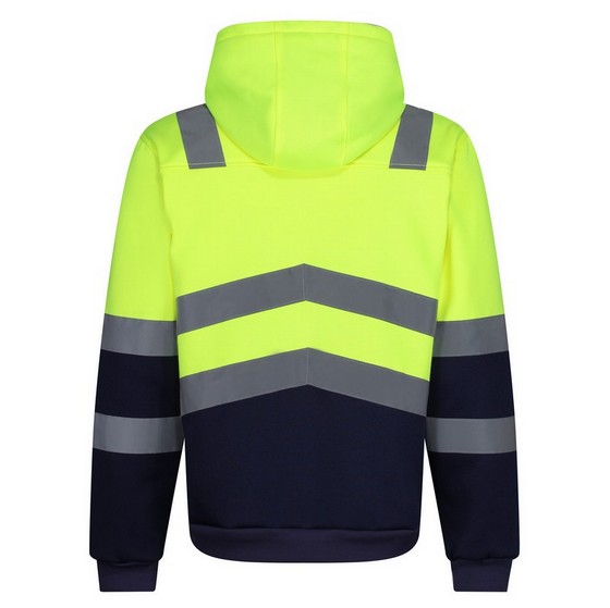 REGATTA TRF625 PRO HI VIS FULL ZIP HOODIE EXTRA EXTRA LARGE