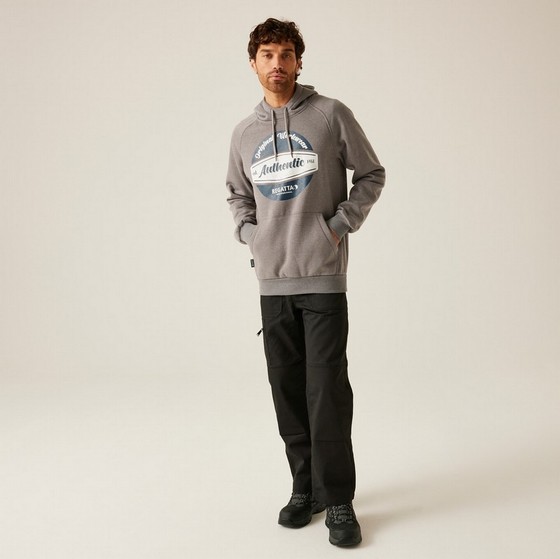 REGATTA TRF700 ORIGINAL HOODIE ROCK GREY/MARL