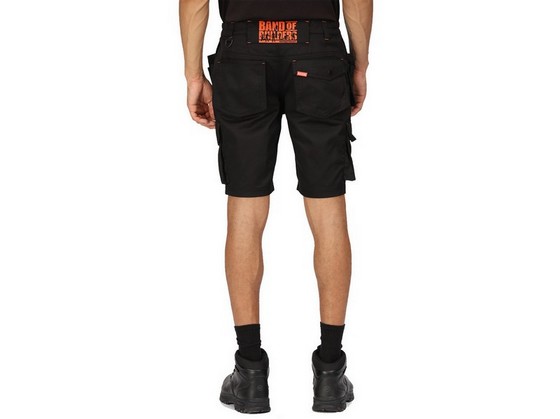 REGATTA TRJ542 BAND OF BUILDERS HOLSTER SHORTS (BLACK) 32inch