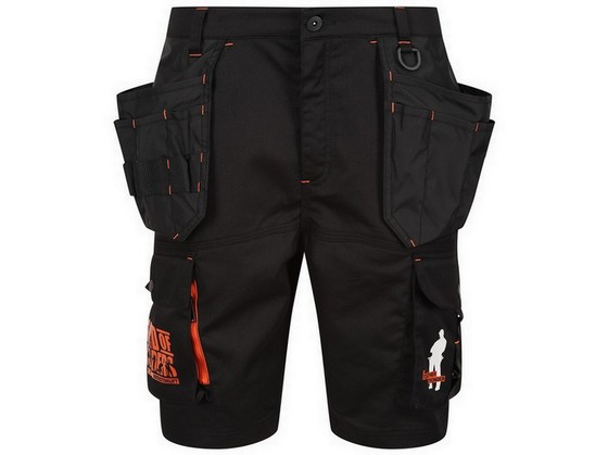 REGATTA TRJ542 BAND OF BUILDERS HOLSTER SHORTS (BLACK)