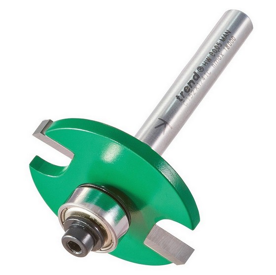 TREND C152X1/4TC TCT BEARING GUIDED BISCUIT JOINTER 1/4inch SHANK D=37.2mm C=4mm