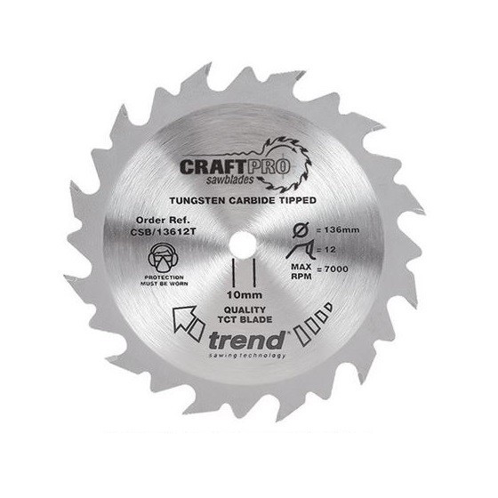 TREND CSB/18424TA CRAFT SAW BLADE 184MMX24TX16 THIN