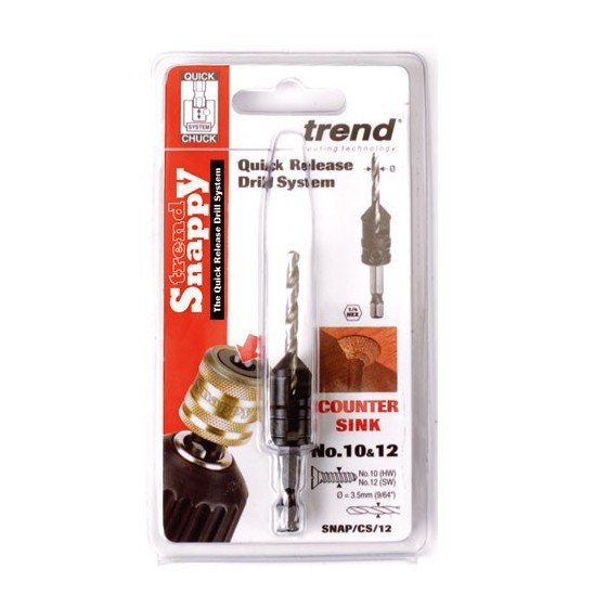 TREND SNAP/CS/4 SNAPPY COUNTERSINK DRILL BIT WITH 5/64 DRILL