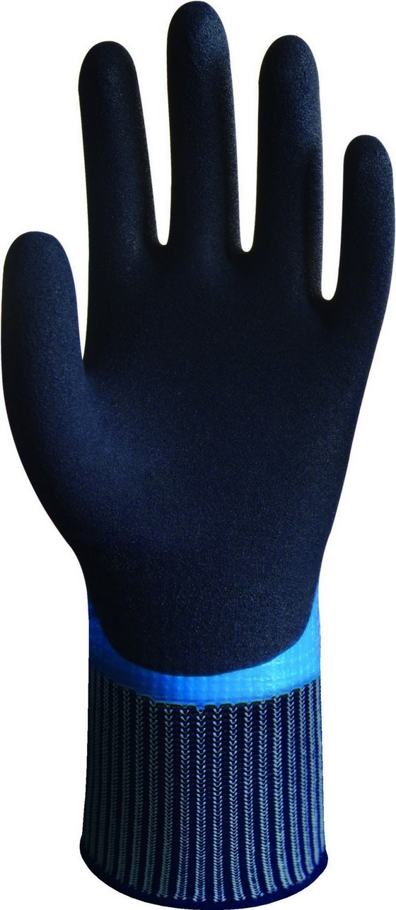 WONDER GRIP AQUA LATEX COATED WATERPROOF GLOVES LARGE WG318091